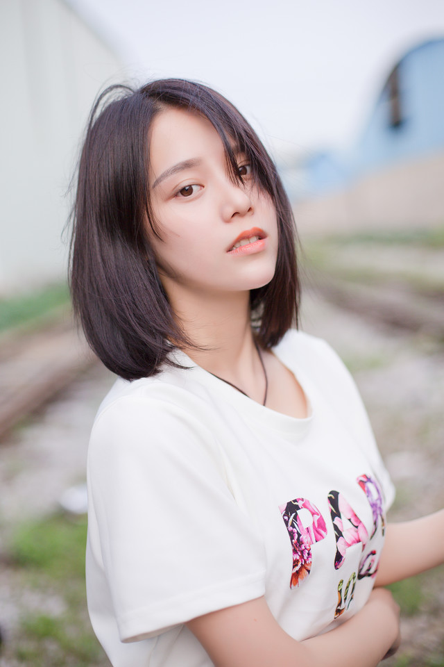 短发清新少女的美好氧气美女清纯萝莉美女图片,清纯美女,